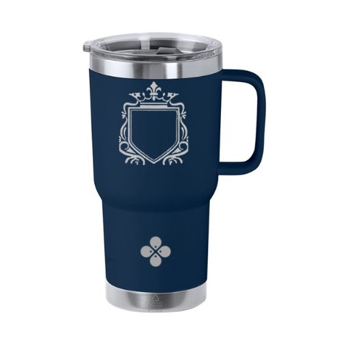 personalisierbarer Thermo-Cup 590 ML mit Strohhalm